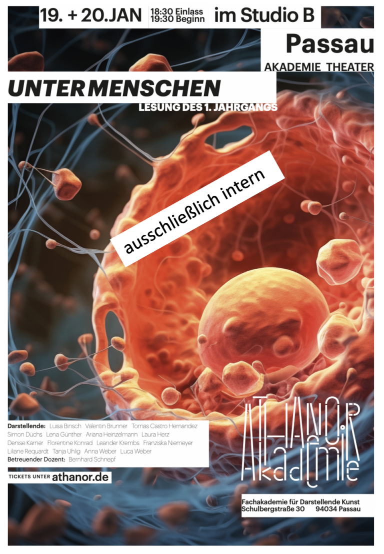 Lesung des 1. Jahrganges an der Athanor Akademie